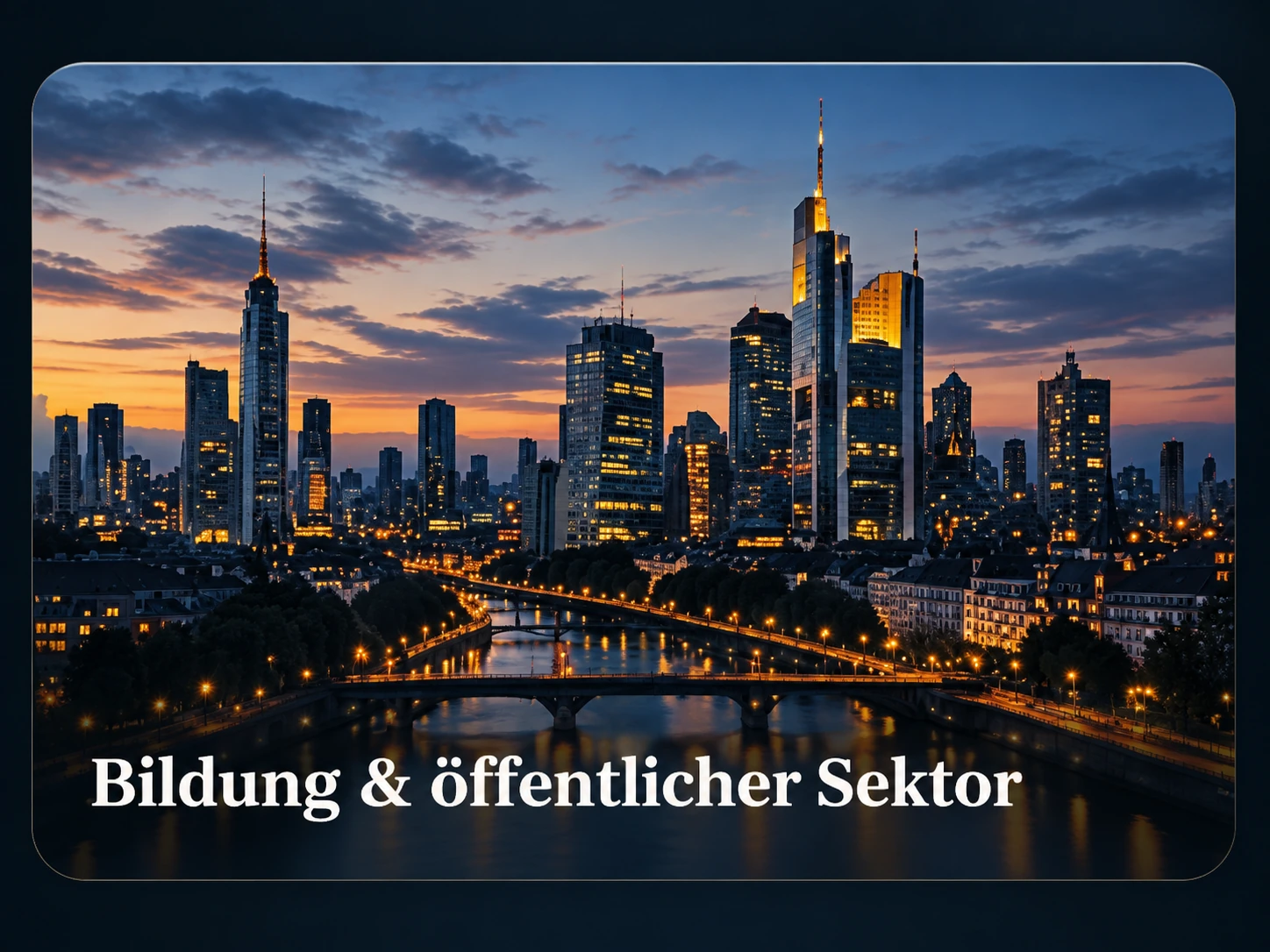 Bildung & öffentlicher Sektor