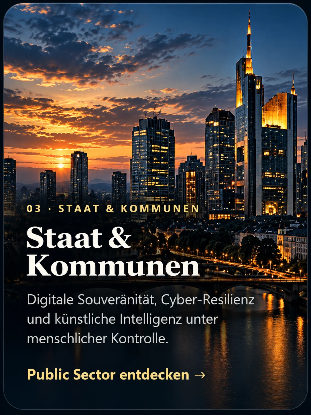 Staat & Kommunen – Digitale Souveränität und Cyber-Resilienz